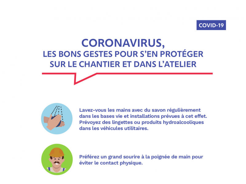 Coronavirus : une affiche pour sensibiliser aux gestes de prévention
