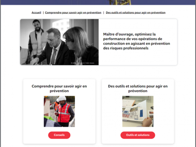 Le site internet dédié à la maîtrise d’ouvrage et d’œuvre de l’OPPBTP fait peau neuve 