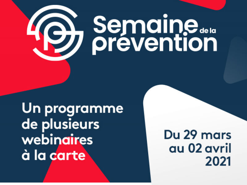 La Journée de la Prévention devient la Semaine de la prévention, en 100% digital