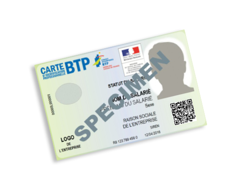 Carte BTP