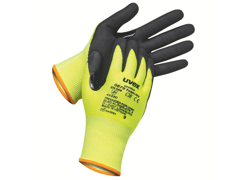 Nouvelle gamme de gants anticoupures Uvex