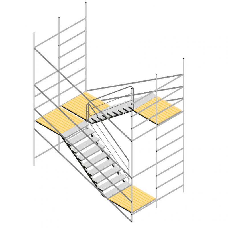 S773-Installer des escaliers d’accès provisoire