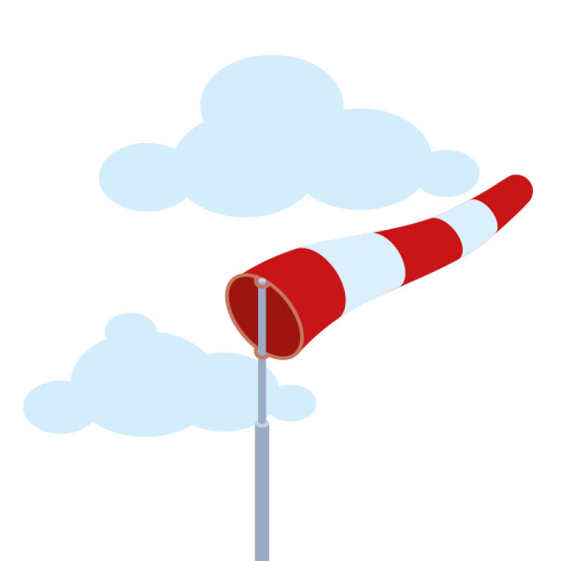 Vent fort travailler en sécurité avec les grues à tour et les banches