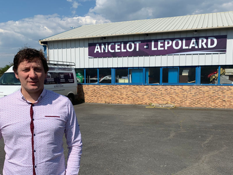 Yannick Lepolard, gérant de l'entreprise Ancelot-Lepolard
