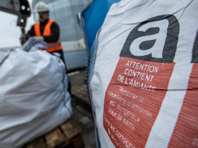 Transport déchets amiante