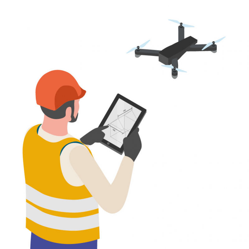 S787 - Utiliser un drone et un logiciel de gestion pour le métré de couverture