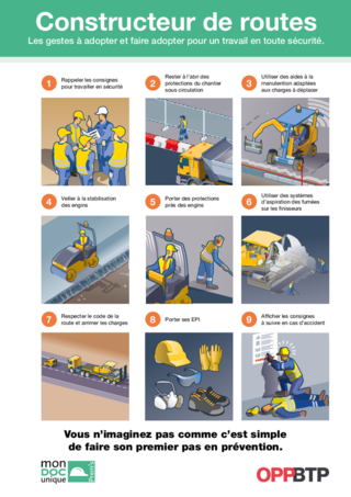 AF101- Constructeur-routes- Les gestes à adopter pour travailler en sécurité Prems