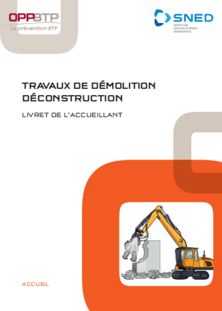 OUVRAGE - D8G 01 12 - Travaux de démolition déconstruction - Livret de l’accueillant