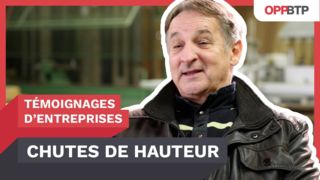 Chutes de hauteur - Témoignages d'entreprises touchées