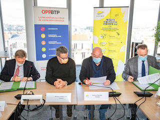 Signature d'une nouvelle convention de partenariat entre l'OPPBTP et le CCCA-BTP