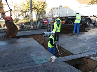 Travaux en tranchées