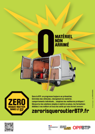 Affiche Zéro matériel non arrimé