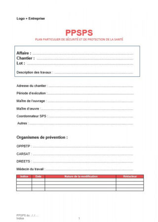 J'analyse le PGC et je commence la rédaction de mon PPSPS | Prévention BTP