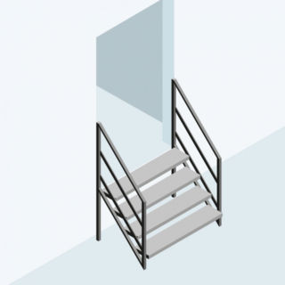 S644 - Privilégier des escaliers métalliques pour sécuriser le chantier
