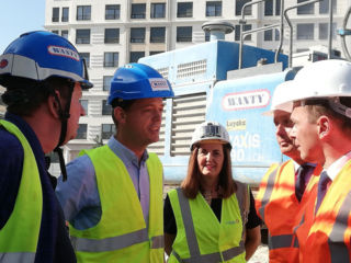 Actu Dussopt chantier Suresnes 2023 canicule