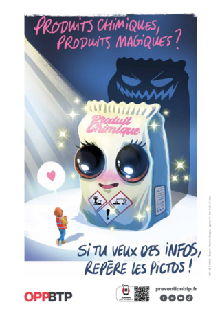 Produits chimiques, produits magiques ? Si tu veux des infos, repère les pictos !