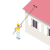 S419 - Démousser, traiter, nettoyer son toit ou sa façade depuis le sol à l’aide d’une perche