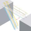 S17101- Un escalier-passerelle pour faciliter les accès sur chantier