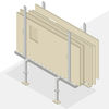 S2091 – Plateau mobile pour murs et panneaux à ossature bois