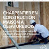 Charpentier en construction maison à ossature bois