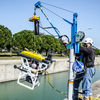 Ce robot sous-marin de la société Satif OA, présenté lors de la première édition du concours TP Innovation Day, sécurise les chantiers immergés.