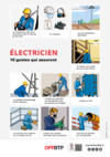 AFFICHE - G0 A 01 17 - Électricien - 10 gestes qui assurent