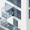 Un ascenseur de chantier sécurise les approvisionnements des niveaux supérieurs
