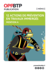 12 actions de prévention en travaux immergés - Mention A