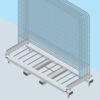 S16265 - Un rack mobile pour faciliter le transport et le stockage des clôtures de chantier