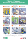 AF113- Platrier-plaquiste-Poseur-plafonds-suspendus- Les gestes à adopter pour travailler en sécurité Prems