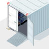 S15426 – Faciliter l'accès aux containers à matériel grâce à une rampe