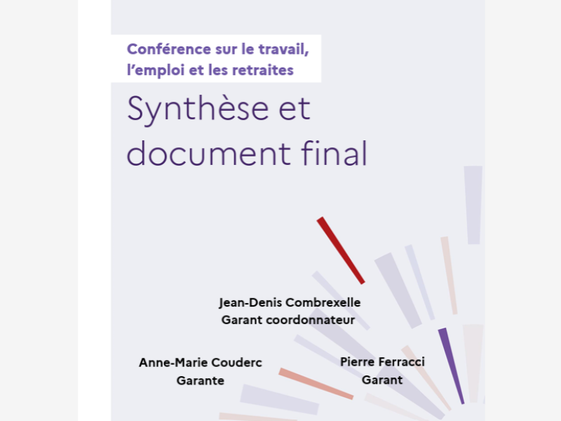 Conférence sur le travail, l'emploi et les retraites : ce que contient le document final