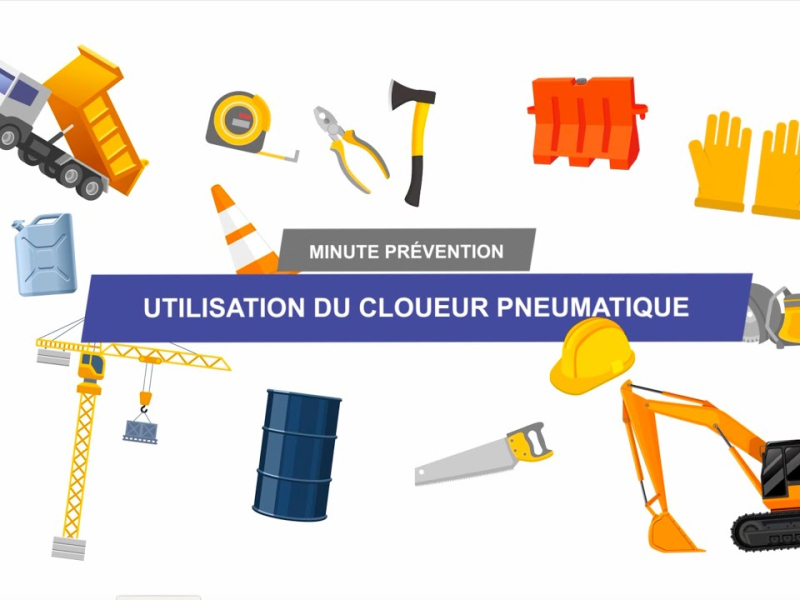Comment Travailler en Sécurité avec un cloueur sur son chantier ?