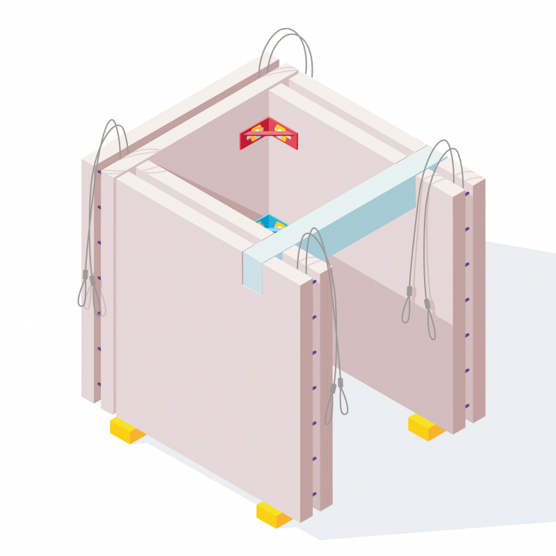 Des cages d'ascenseur prémontées pour optimiser le chantier