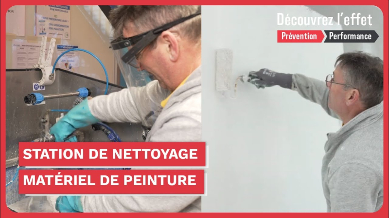 Peinture : une solution innovante pour un nettoyage écologique et efficace du matériel