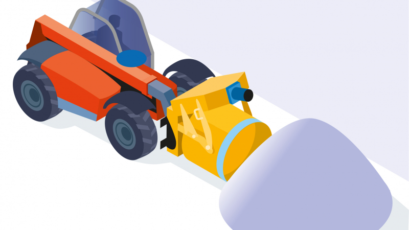 Transporter et couler du béton facilement avec un malaxeur sur manuscopique