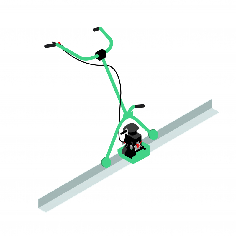 Améliorer le lissage du béton et les postures de travail grâce à une règle vibrante électrique