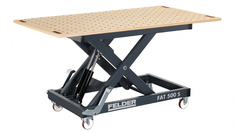 Une table ergonomique de menuisier