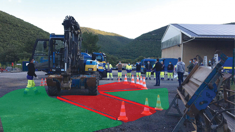 Risque de heurts engin-piéton : les remontées d'information au cœur de la prévention