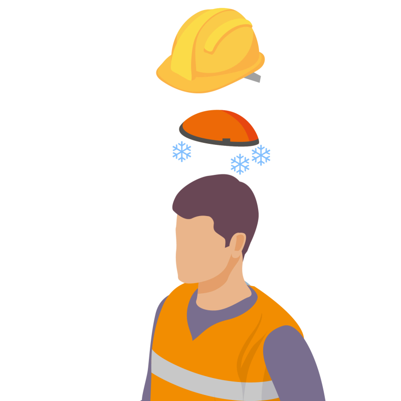 Un sous-casque rafraîchissant pour lutter contre les effets de la chaleur