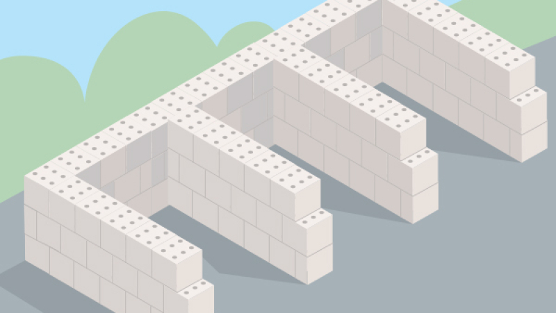 Des blocs béton modulaires pour délimiter des zones temporaires sur chantier