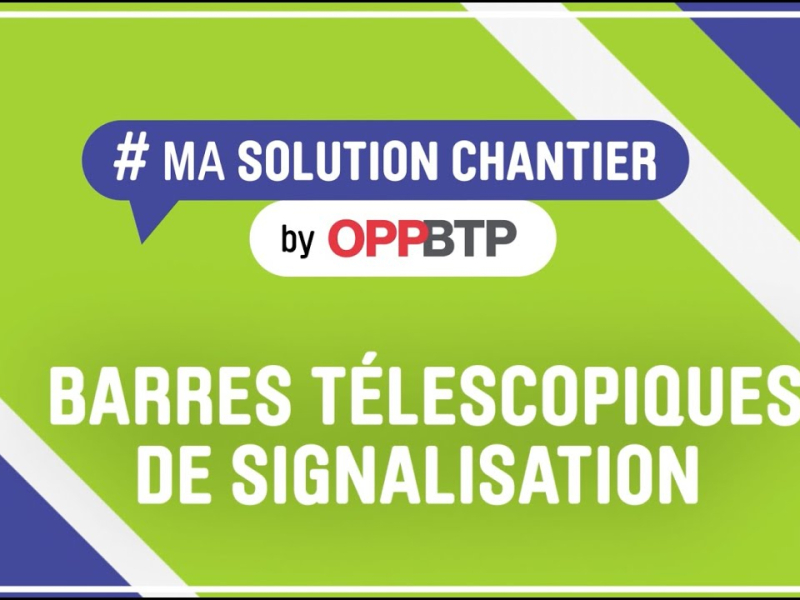 Barres télescopiques de signalisation