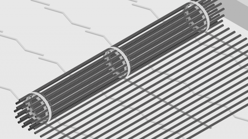 Faciliter le ferraillage avec des treillis en rouleaux