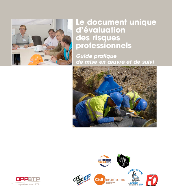 Le document unique d'évaluation des risques professionnels - Guide pratique de mise en œuvre et de suivi