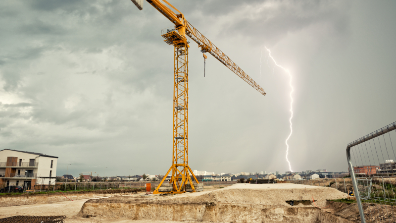 Le risque foudre sur les chantiers : tous concernés