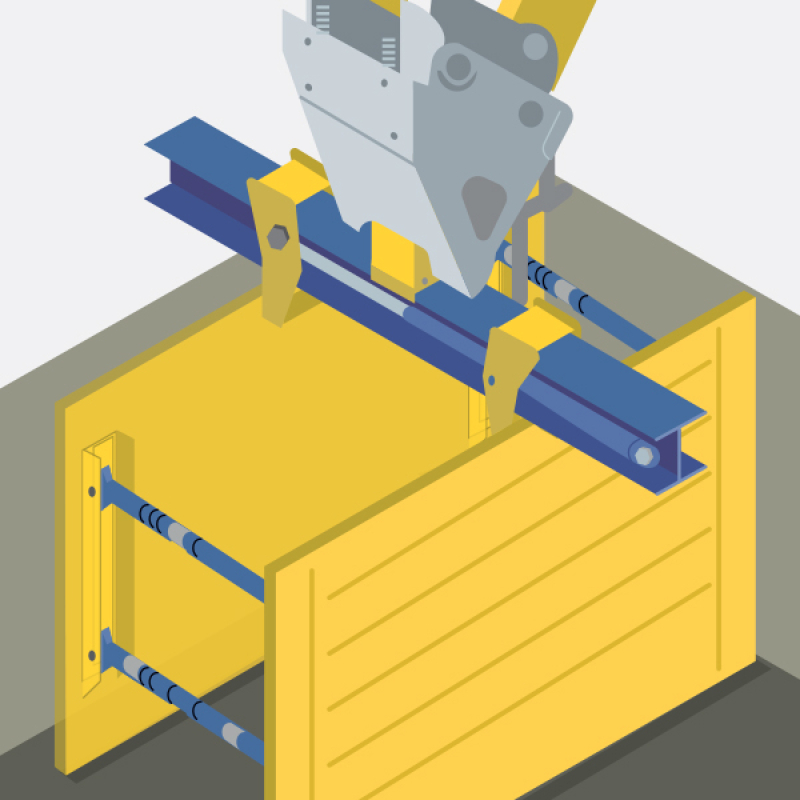 Caissons de blindage : optimiser leur mise en place grâce à une pince spécifique