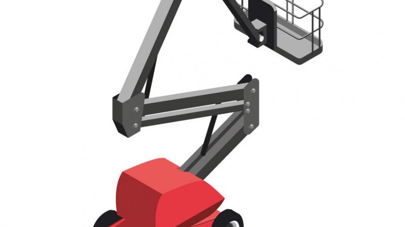 Une PEMP (plate-forme élévatrice mobile) pour optimiser les chantiers de charpente