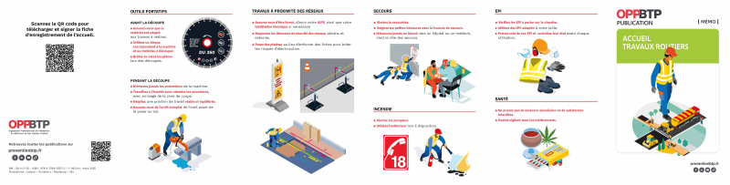Accueil sur un chantier de travaux routiers - Mémo