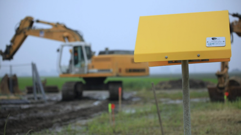 Travaux à proximité de réseaux de gaz.