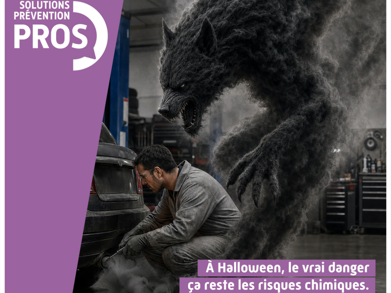 Risques chimiques au travail : l’Assurance maladie lance une campagne de prévention à l’occasion d’Halloween